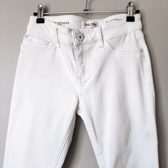 DL1961 White Florence Instasculpt Cropped Size 25 - Picture 3 of 8